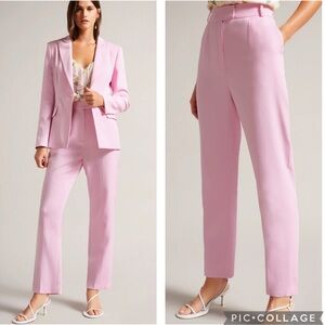 Ted Baker Myyiat Pleated‎ Trousers Lilac 4 US 10